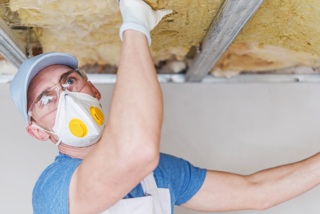 Contractor Insulating Ceiling